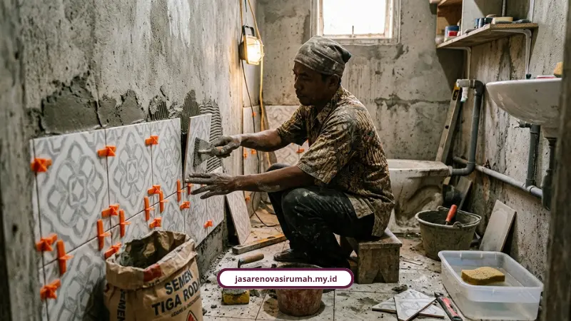 Estimasi biaya renovasi kamar mandi berdasarkan ukuran