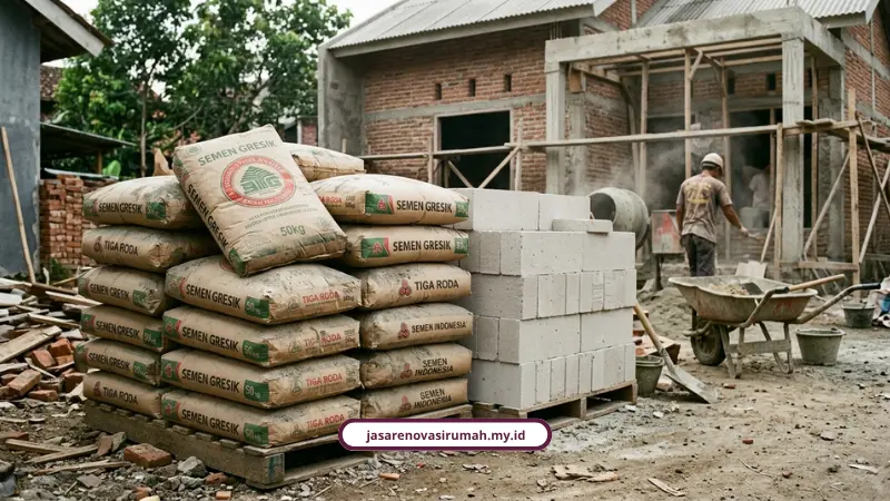 Cara menghitung RAB renovasi rumah Malang dan contoh perhitungan