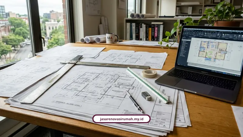 Tahapan proses kerja renovasi rumah Surabaya dari survei hingga serah terima